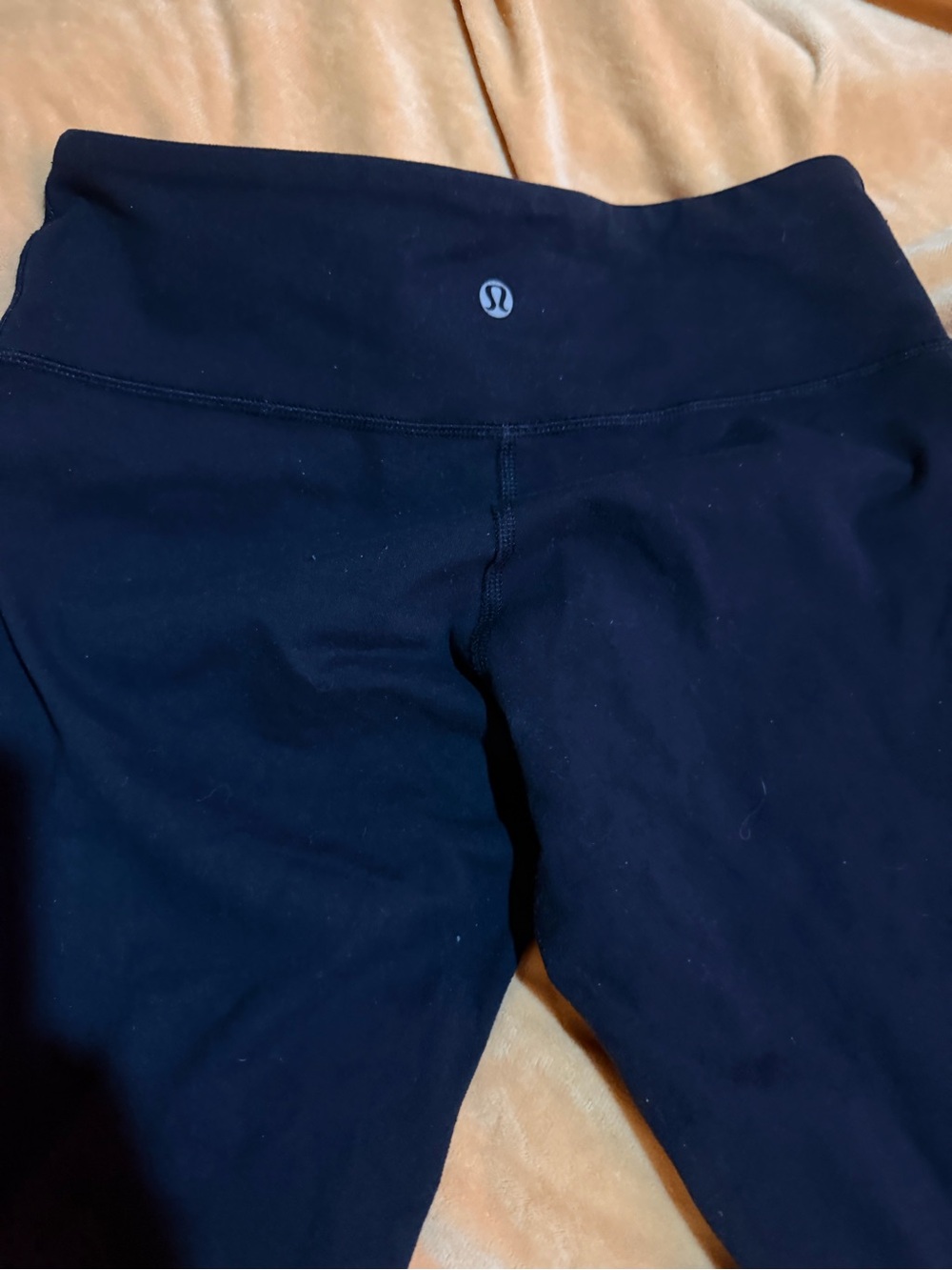 lululemon athletica Black Women's Athletic Shorts - Classic Logo Waistband